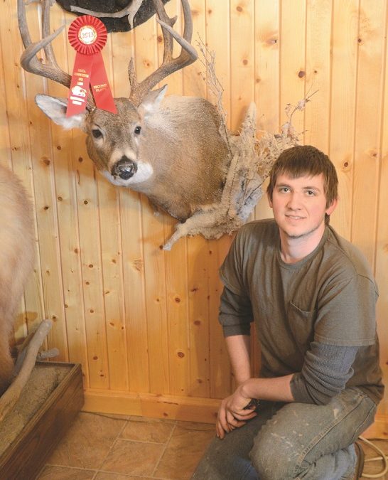 Jonas with competition deer
